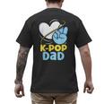 K-POP Dad Korean Lover K-Pop Music Cute Father Daddy Papa Men's Back Print T-Shirt