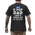 K-Pop Dad Korean Music Lover Men's Back Print T-Shirt