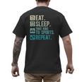 Take Kids To Sports Dad Sports Father Sport Dad Men's Back Print T-Shirt