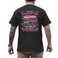 I Am a Lucky Daughter I Have Crazy Dad For Daughter Men's Back Print T-Shirt