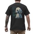 Maltipoo Starry Night Van Gogh Maltipoo Mom Dad Owner Men's Back Print T-Shirt