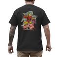Marvel Iron Man Invincible Dad Father's Day Comic Retro Men's Back Print T-Shirt