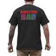 Marvel Spider-Man Amazing Dad Birthday Father’s Day Men's Back Print T-Shirt