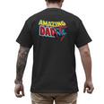 Marvel Spider-Man Amazing Dad Comic Book Father's Day Men's Back Print T-Shirt