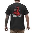 Marvel Super Heroes Pets Deadpool Loves Dogpool Dog Dad Men's Back Print T-Shirt