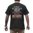 For Men Father's Day Halloween Diesel Mechanic Dad Men's Back Print T-Shirt