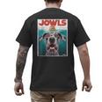 Merle Great Dane Jowls Paws Top Blue Eye Brown Dog Mom Dad For Men Women Girls Kids Men's Back Print T-Shirt