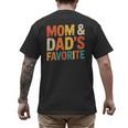 Mom & Dad's Favorite Men's Back Print T-Shirt Mom & Dad's Favorite Men's Back Print T-Shirt