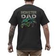 Monster Truck Dad Family Matching Monster Truck Lovers Men's Back Print T-Shirt