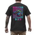 Monster Truck Dad Family Matching Shirt Truck Lovers Men's Back Print T-Shirt