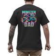 Monster Truck Dad Monster Truck Are My Jam Truck Lovers Men's Back Print T-Shirt
