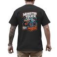 Monster Truck Dad Wheelie Cool Like Normal Dad Men's Back Print T-Shirt