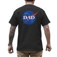 NASA Inspired DAD Meatball Men's Back Print T-Shirt NASA Inspired DAD Meatball Men's Back Print T-Shirt