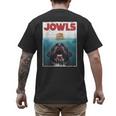 Newfoundland Dog Newfie Lab Jowls Burger Dog Mom Dad Men's Back Print T-Shirt