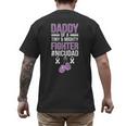 NICU Dad Micro Preemie Baby Dad Of NICU Warrior Appreciation Men's Back Print T-Shirt