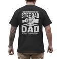 Not The Stepdad Dad That Stepped Up Fathers Day 2025 Men's Back Print T-Shirt