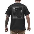Nutrition Facts Dad Father's Day Shirt For Men Dad Men's Back Print T-Shirt Nutrition Facts Dad Father's Day Shirt For Men Dad Men's Back Print T-Shirt