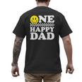 One Happy Dude Dad 1st Birthday Family Matching Men's Back Print T-Shirt
