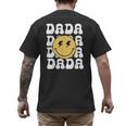 One Happy Family Birthday Matching Apparel Dada One Happy Dude Birthday Theme Family Matching Adult Child Short Sleeve Crew Neck Classic Fit Polyester 50 Cotton 50 Men's Back Print T-Shirt