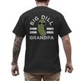 Pickle Pun Big Dill Grandpa Dad Joke Grandfather Humor Men's Back Print T-Shirt Pickle Pun Big Dill Grandpa Dad Joke Grandfather Humor Men's Back Print T-Shirt