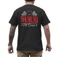 Pit Crew Race Car Racing Dad Family Birthday Party Men's Back Print T-Shirt