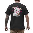 Pitbull Love Pitbull Moms Dads Men's Back Print T-Shirt