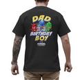 PJ Masks Group Shot Dad Of The Birthday Boy Logo Men's Back Print T-Shirt