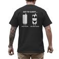 Plumber Hot Water Heater Plumbing Dad Joke Men's Back Print T-Shirt