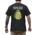 Pregnancy Announcement Shirts Men Dad Papacado Men's Back Print T-Shirt