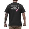 Promoted To Daddy Est 2026 Shirt New Daddy New Dad Men's Back Print T-Shirt