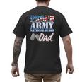 Proud Army National Guard Dad Fathers Day Shirt Men Men's Back Print T-Shirt