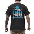 Proud Dad Of a Class Of 2026 Graduate Senior 2026 Men's Back Print T-Shirt
