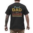 Proud Dad Of An Official Teenager 13th Birthday Son Daughter Men's Back Print T-Shirt Proud Dad Of An Official Teenager 13th Birthday Son Daughter Men's Back Print T-Shirt