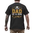 Proud Dad Of A Senior 2026 Class Of 2026 Graduate Men's Back Print T-Shirt