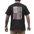 Proud New Dad New Girl Baby Fathers Day First Time Dad Men's Back Print T-Shirt