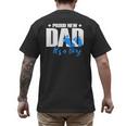 Proud New Dad It's A Boy Men's Back Print T-Shirt