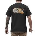 Pug Anti Depressant Mom Dad Kids Men's Back Print T-Shirt Pug Anti Depressant Mom Dad Kids Men's Back Print T-Shirt
