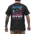 Putters Or Pearls Dad Loves You Gender Reveal Family Men's Back Print T-Shirt