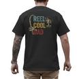 Reel Cool Dad Fishing Shirt Father's Day Fisherman Men's Back Print T-Shirt