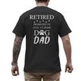 Retired Promoted To Stay At Home Dog Dad Men's Back Print T-Shirt