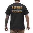 Retirement Best Retired 2026 Tee For Men Women Dad Mom Men's Back Print T-Shirt