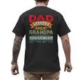 Retro Dad Grandpa Great Grandpa I Just Keep Getting Better Men's Back Print T-Shirt