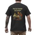 Retro Hold The Flashlight Still Dumbass Car Fixing Dad Son Men's Back Print T-Shirt