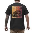 Retro Monster Truck Daddy Matching Family Birthday Party Men's Back Print T-Shirt Retro Monster Truck Daddy Matching Family Birthday Party Men's Back Print T-Shirt
