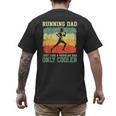 Retro Running Dad Runner Marathon Athlete Humor Outfit Men's Back Print T-Shirt