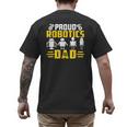 Robotics Father Robotics Dad Men's Back Print T-Shirt Robotics Father Robotics Dad Men's Back Print T-Shirt