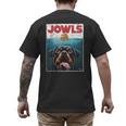 Rottie Rottweiler Jowls Burger Giant Tank Dog Mom Dad Men's Back Print T-Shirt