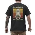 Samoyed Dad Men's Back Print T-Shirt