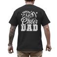 Senior Cheer Dad 2026 Proud Cheerleader Dad Class Of 2026 Men's Back Print T-Shirt