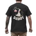 Silly Daddy Silly Goose Dad Birthday Family Matching Party Men's Back Print T-Shirt